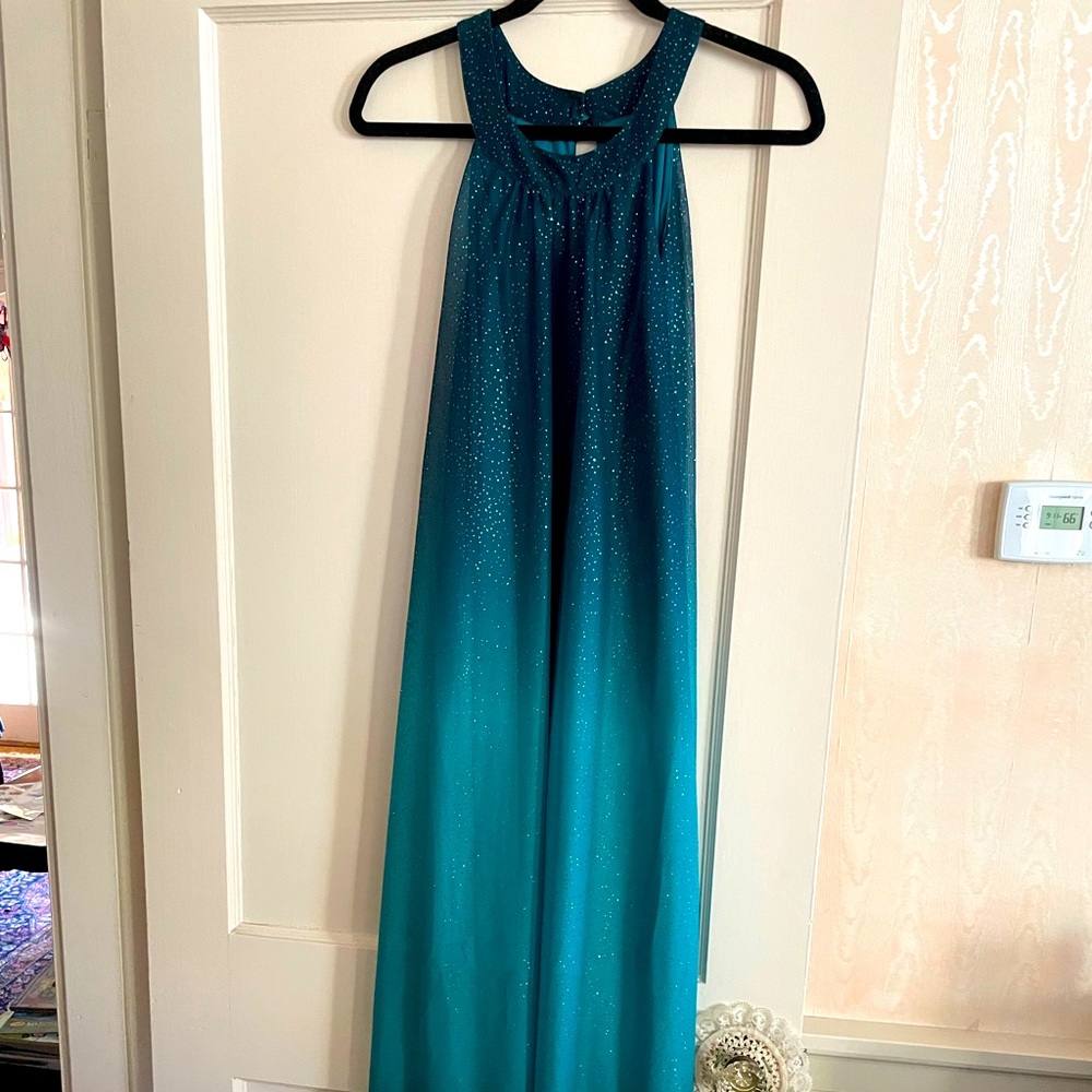 Venus OMBRE GLITTER LONG DRESS